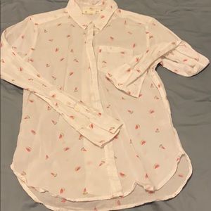 Watermelon print shirt